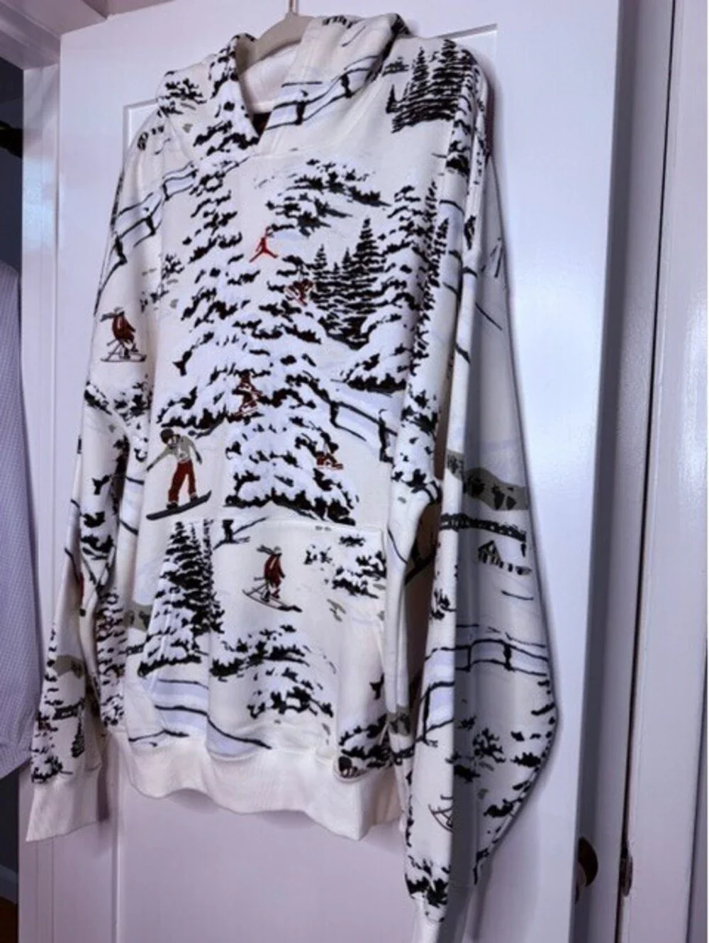 Jordan Mens XXL Tall Oversized Shirt Ski Snowboard All Over Print NWT $80